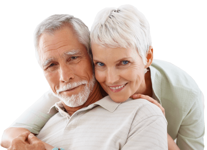 Smiling medicare couple