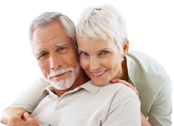 Smiling medicare couple
